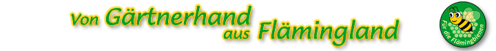Slogan: Von Gärtnerhand aus dem Flämingland